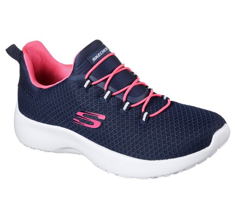 Skechers Dam Marinblå/Rosa Sneakers - Dynamight - Sverige (LRTKD-1685)